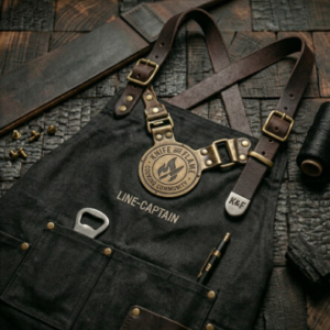 The "Line-Captain" Waxed Canvas Apron