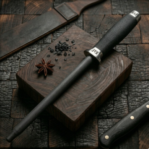 The "Blackout" Ceramic Honing Rod