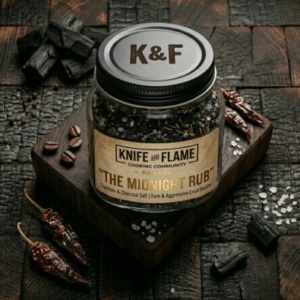 "The Midnight Rub" Espresso & Charcoal Salt